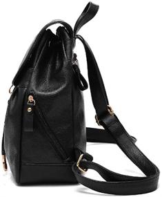 img 3 attached to Stylish Leather Rucksack: KARRESLY Women's Handbags & Wallets in Fashionable Backpack Design
