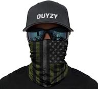 ouyzy дышащая маска для шеи, шарф, покрывало, солнцезащитная повязка для мужчин - идеально подходит для рыбалки логотип