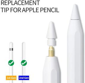 img 3 attached to 🖊️ AWINNER 6 Pack Replacement Color iPencil Nibs (White) - Compatible with Apple Pencil Tip and Apple Pencil (2nd Generation) Tips