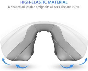 img 1 attached to 🧳 Portable Shiatsu Neck Massager with Heat for Effective Pain Relief on-the-go - Comfier Travel Neck Massager, 4 Modes, LCD Display - Ideal for Travel, Office, and Home Use - Perfect Gift for Men and Women