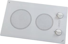 img 1 attached to 🍳 Kenyon B49510 6.5 and 8-Inch Alpine 2-Burner Cooktop, White - UL Certified, Analog Control, 120V