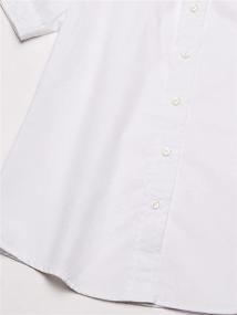 img 2 attached to 👚 Stylish and Comfortable: CLASSROOM Girls' Short Sleeve Peter Pan Blouse