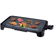 hassle-free clean up black ales h1001 everyday nonstick electric griddle - indoor bbq grill party smokeless griddle pan, healthy-eco, 1500w pancake griddle with non-stick coating логотип