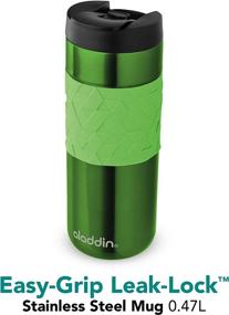 img 3 attached to ☕ Aladdin Leak LockTM Stainless Steel Travel Mug – 470 ml – 100% Leak Proof – Vacuum Insulated – Green