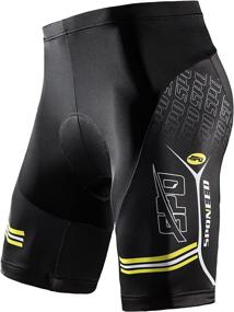 img 4 attached to 🚴 Enhance Your Cycling Experience: sponeed Men Bike Shorts - Optimal Road Cycling Bottoms