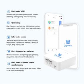 img 2 attached to 🐯 TigerMom TM-300: The Ultimate Parental Control Wi-Fi Router - App Control, Time Limits, Content Blocking & much more!