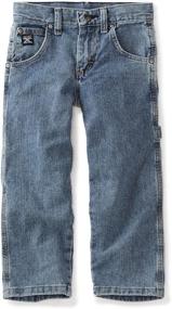 img 2 attached to 20X No. 38 Extreme Carpenter 👖 Jeans for Wrangler Boys - Ultimate Durability