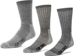 img 4 attached to 🧦 Ultimate Warmth for Outdoor Adventures: FUN TOES Thermal Insulated Women's 80% Premium Wool Socks - 3 Pairs of Cozy Merino Wool Ideal for Hiking