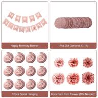 rose gold birthday party decorations logo
