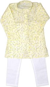 img 4 attached to 👶 Chandrakala Kids Solid Kurta Pyjama Set: Authentic Indian Party Wear for Boys | Bollywood Style Wedding Dress (KK101)