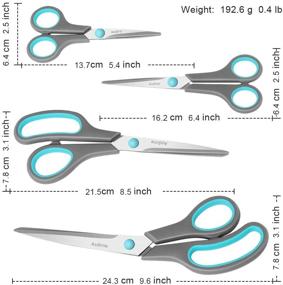 img 2 attached to Asdirne Scissors Stainless Ergonomic Semi Soft