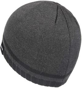 img 2 attached to Bodvera Mens Winter Beanie Hat - Warm Knit Cuffed Toboggan Ski Skull Cap with 3 Patterns