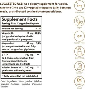 img 3 attached to 💊 Solgar 5-HTP 100mg Supplement - 90 Vegetable Capsules for Optimal Results