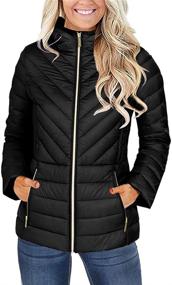 img 4 attached to 🧥 Women's Lightweight Packable Hooded Jackets for Coats, Jackets & Vests