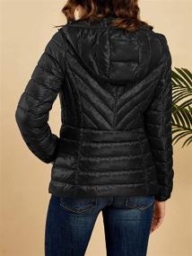 img 1 attached to 🧥 Women's Lightweight Packable Hooded Jackets for Coats, Jackets & Vests