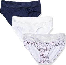 img 4 attached to 🩲 Warner's Women's Blissful Benefits Hipster Panties - No Muffin Top 3 Pack: Ultimate Comfort and Style