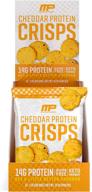 musclepharm protein cheese crisps cheddar logo