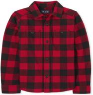 childrens place buffalo flannel classic logo