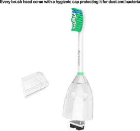 img 1 attached to 🪥 Aoremon Replacement Toothbrush Heads 6-Pack for Philips Sonicare E-Series HX7022/66 - Compatible with Sonicare Essence, Xtreme, Elite, Advance, CleanCare Electric Toothbrushes - Includes Hygienic Cap