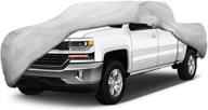🚚 motor trend t-800 truck cover: custom fit all weather waterproof protection for 2008-2018 chevy silverado 1500 logo