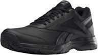 reebok mens cushion walking black men's shoes in athletic logo