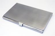 business name card holder stainless steel case - matte logo