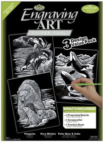 img 4 attached to Captivating Royal and Langnickel Engraving Art 3 Design Value Pack in Striking Silver