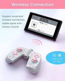 img 2 attached to 🎮 Vivefox Joy Pad Controller - Compatible with Switch & Lite, Ergonomic L/R Wireless Joy Pad with Grip Connector and Turbo Function - Best Alternatives to Joycon for Switch & Lite Joy-Con Switch Remote Controller