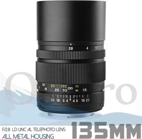 img 3 attached to 📷 Oshiro 135mm f/2.8 LD UNC AL Telephoto Lens for Nikon D5, D4S, DF, D4, D850, D810, D750 & More: Prime Lens for Crystal Clear Shots