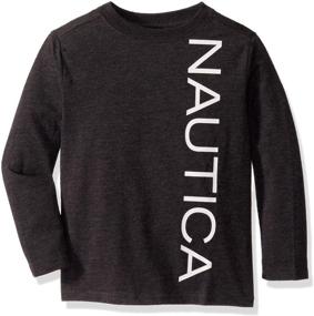 img 1 attached to Nautica Little Sleeve Graphic Print Boys' Clothing in Tops, Tees & Shirts