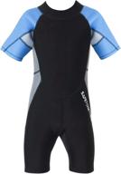 🌊 luwint 2.5mm cold water children's wetsuit - full and shorty wet suit for boys, girls, and youth - ideal for scuba diving, surfing, kayaking, paddle boarding, and water sports logo