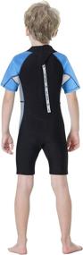 img 1 attached to 🌊 Luwint 2.5mm Cold Water Children's Wetsuit - Full and Shorty Wet Suit for Boys, Girls, and Youth - Ideal for Scuba Diving, Surfing, Kayaking, Paddle Boarding, and Water Sports