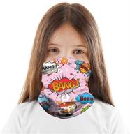 junvena gaiter cover: stylish stretchy bandana for girls' cold weather needs logo