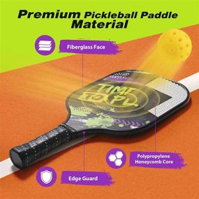 img 3 attached to BILIYIP Pickleball Fiberglass Lightweight Polypropylene