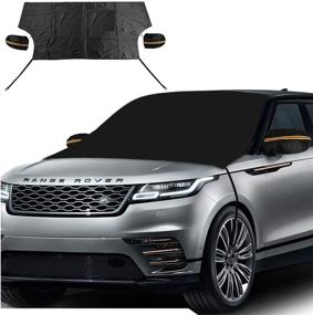 img 4 attached to Tobion Magnetic Edges Snow Cover - Windshield Car Snow Protector | Frost & Ice Guard | Waterproof Front Windshield Protector Car | Fits Vehicles Car Truck Van SUV - Sun Shade Included