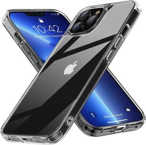 img 4 attached to 📱 FLOVEME Clear Crystal Case for iPhone 13 Pro, Slim and Non-Yellowing, Shockproof Protective Cover for 6.1-inch iPhone 13 Pro (Clear)