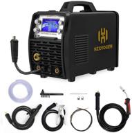 🔥 hzxvogen 200amp welder 100v/220v | aluminum welding machine with lcd display, smart control | igbt inverter for mig, stick, tig welding | mix gases, gasless, flux cored, solid core wire | hbm2280 model logo