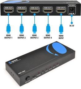 img 1 attached to Boost Your HD Experience with the HD 104 Powered Splitter: Enhanced Output Support