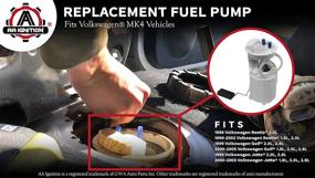 img 2 attached to 🚗 Fuel Pump Assembly with Sending Unit - E8424M Replacement - Volkswagen MK4 Beetle, Golf, Jetta - 1.8L, 2.0L, 2.8L - Compatible Year Models 1998-2005