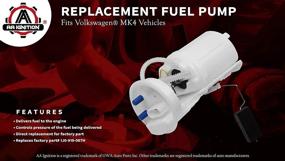 img 3 attached to 🚗 Fuel Pump Assembly with Sending Unit - E8424M Replacement - Volkswagen MK4 Beetle, Golf, Jetta - 1.8L, 2.0L, 2.8L - Compatible Year Models 1998-2005