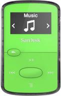 🎧 green sandisk clip jam mp3 player with microsd card slot, fm radio - sdmx26-008g-g46g logo