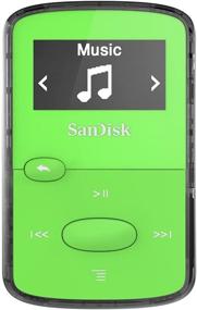 img 2 attached to 🎧 Green SanDisk Clip Jam MP3 Player with microSD Card Slot, FM Radio - SDMX26-008G-G46G