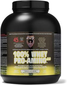 img 4 attached to Top Quality Vanilla Ice Cream Flavor: Healthy 'n Fit 100% Whey Pro Am 5-Pound Bottle Tub