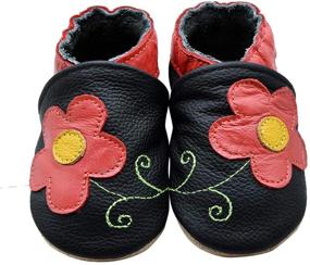 img 3 attached to iEvolve Baby Soft Sole Shoes: Stylish First Walker Crib Shoes for Baby Girls and Boys - Adorable Moccasins for Baby Toddlers