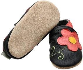 img 2 attached to iEvolve Baby Soft Sole Shoes: Stylish First Walker Crib Shoes for Baby Girls and Boys - Adorable Moccasins for Baby Toddlers