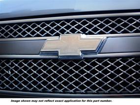 img 1 attached to Все продажи 96171P: Сияющая серебристая рамка Chevrolet эмблемы на решетке для улучшенного стиля.