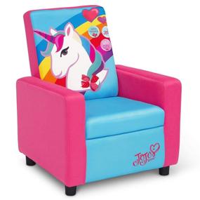 img 2 attached to 🪑 JoJo Siwa Delta Children High Back Upholstered Chair, Lightweight 17.86 Oz
