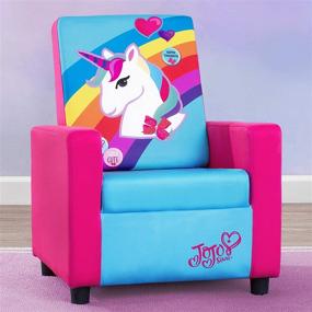 img 3 attached to 🪑 JoJo Siwa Delta Children High Back Upholstered Chair, Lightweight 17.86 Oz
