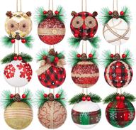 ruisita christmas ornaments hanging decorations logo