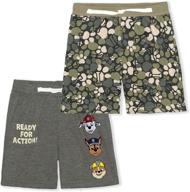 🩱 colorful nickelodeon patrol shorts with superhero prints: trendy boys' clothing for adventure lovers logo